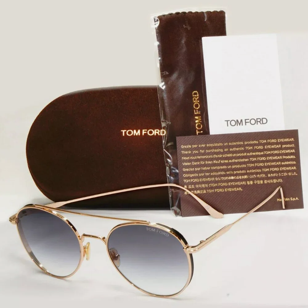 Tom Ford Round Metal Sunglasses